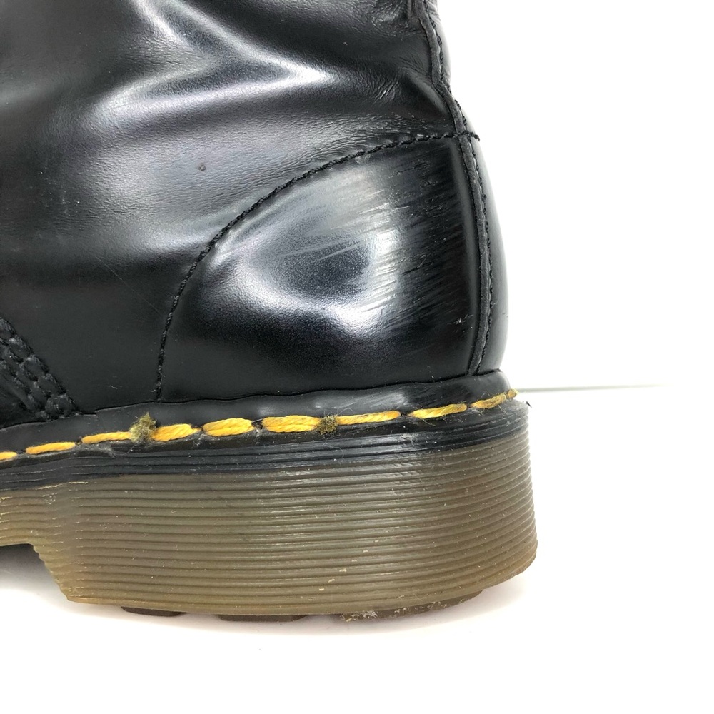 Vintage Dr Martens England Capped Toe and Link Chain 2A47 Lace Up Ankle Boots 7 - Picture 5 of 16